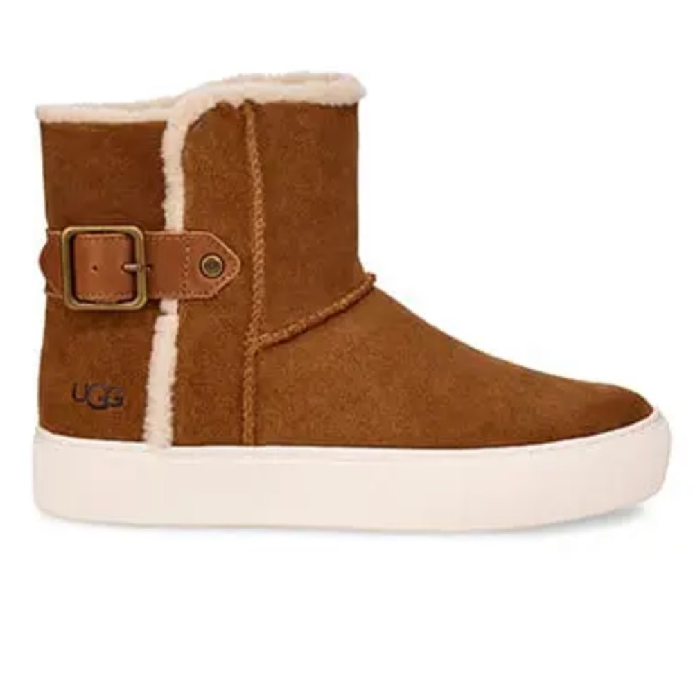 Ugg mini chestnut boots suede